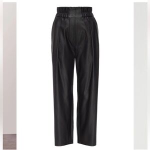 EUC Brochu Walker Black Vegan Leather Fiera Pant. Size Medium
